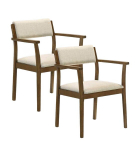 2 x PAHKEL kėdžių rinkinys i&scaron; kaučiukmedžio 56,5x62,5x84,5 cm HOMLA