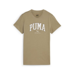 Mar&scaron;kinėliai moterims Puma Squad Graphic Tee Oak Branch 68153767, smėlio spalvos