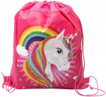 Rožinis sportinių batelių krep&scaron;ys Unicorn Rainbow, 35 x 27 cm