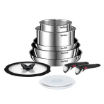 Tefal Ingenio Emotion 10 vnt. puodų rinkinys, nerūdijantis plienas