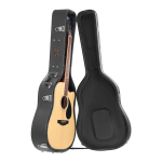 Akustinės gitaros dėklas su spyna