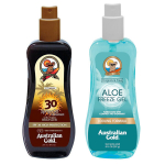 Australian Gold Spf 30 Spray Gel Bronzer 237Ml + Australian Gold Aloe Freeze Spray Gel 237Ml