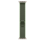 Apple watch 49mm Green/Neon Trail&nbsp;Loop&nbsp;-&nbsp;S/M - Natural Titanium Finish - MFT44ZM/A