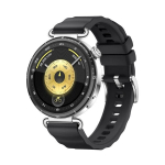HUAWEI Watch GT6 41mm Black Stainless Steel Case with Black Fluoroelastomer Strap