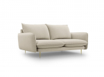 Sofa Cosmopolitan Design Vienna 2S, smėlios spalvos