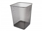 Metalinė, kvadratinė &scaron;iuk&scaron;liadėžė 18 l, juoda