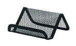 Dėklas vizitinėms metalinis, 95x75x45 mm, juodas