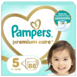 Sauskelnės Pampers Premium Care, Mega Box, 5 dydis, 11-16 kg, 88 vnt.