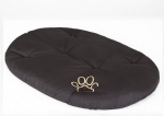 Hobbydog ovali pagalvė Black, R2, 50x38 cm