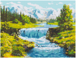 Pie&scaron;imo rinkinys Nuostabi gamta 40x50