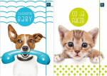 Tvirtas "puppy Sign" segtuvas su gumyte A4+ su gyvūnėlių pie&scaron;iniais