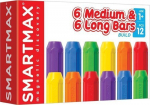 Magnetinis konstruktorius Smartmax Xtension 6 trumpos & 6 ilgos kaladėlės