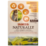 Iams Naturally Cat su vi&scaron;tiena ir ėriena, 85 g