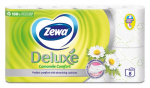 ZEWA Deluxe White Camomile tualetinis popierius, 3 sluoksniai, 8 ritinėliai