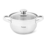 Fissman puodas su stikliniu dangčiu Prime, 14 x 8.5 cm, 1.3 l