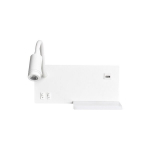 Led naktinė lemputė su lentyna, 4w+5w+2w