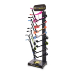 Lentyna Rack Scooters, juoda