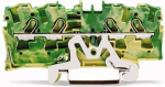 4-kontaktinė Pe jungtis 4 mm&sup2;, geltonai-žalia