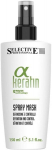 Putimąsi mažinanti pur&scaron;kiama plaukų kaukė Selective Professional Alpha Keratine Spray Mask, 150 ml