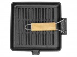 Apvali grill keptuvė, 24x24 cm