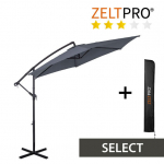 Lauko skėtis su užvalkalu Select Zeltpro, pilkas