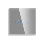 Sensorinis jungiklio dangtelis dimeriui Feelspot, pilkas, 86x86mm,Sensorinis jungiklio dangtelis dimeriui Feelspot, pilkas, 86x86mm