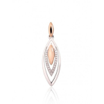Auksinis pakabukas su deimantais Diamond Sky "Princess Teardrop III"
