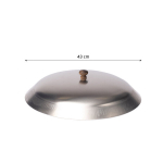 Wok keptuvės dangtis GrillSymbol PRO-450