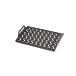 Kepimo grotelės GrillSymbol ZigZag Solid, 50x33 cm