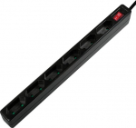 LogiLink - Slim - power strip - 3400 Watt