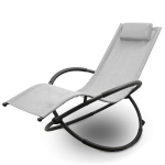 Sodo gultas, 174x78x89 cm, pilkas