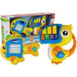 Vaiki&scaron;kas pianinas ir gitara Lean Toys Funny Music Animals