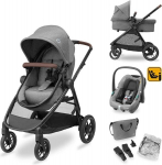 Maxi-Cosi universalus vežimėlis Zelia S Trio 3in1, grey
