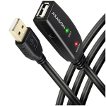 USB laikmena Axagon USB kabelis ADR-215, 15m, aktyvus A-M į A-F, 1 x USB 2.0, 1 x USB 3.0, juodas