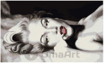 Tapyba pagal skaičius Mūza Marilyn Omaart, 50x32 cm