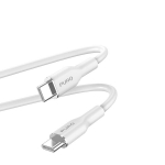 USB-C į USB-C kabelis PURO ICON 1,5 m &ndash; baltas