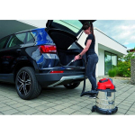 Be&scaron;epetė Einhell TC-VC 18-20 Li S-Solo siurblys - Juodas, Pilkas, Raudonas - 18 V - Talpa 20 L - Filtravimas