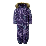 Huppa Kombinezonas vaikams KEIRA, dark lilac pattern