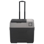 &Scaron;altdėžė su ratukais ir adapteriu VidaXL, 40l, juoda