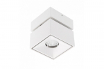 LED &scaron;viestuvas Bianco CP, 8W, 680lm, ra&ge;80, ip20, 36&deg;, 2700/3300 / 4000K, kvadratas, baltas
