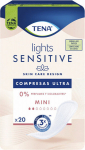 Sugeriančios apsaugos - TENA - LIGHTS jautrus mini - 20 vnt. - Hipoalerginis - Lengvas