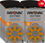 Rayovac Extra elementai klausos aparatams PR48 13, 80 vnt.