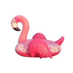 Plaukimo ratas pripučiamas flamingas, 150 cm, rožinis