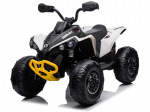 Vienvietis elektrinis keturratis Terrain Quad, baltas