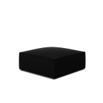 Aksominis pufas Micadoni Ruby, juodas