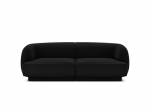 Sofa Micadoni Home Velvet Miley, juoda