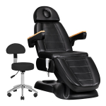 Sillon lux 273b elektrinis kosmetinis krėslas + taburetė 304 juoda