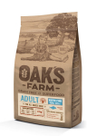 Oak's Farm Grain Free suaugusiems visų veislių &scaron;unims su balta žuvimi, 2 kg