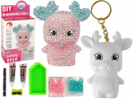Kūrybinis rinkinys Diamond Reindeer 3D, rožinis