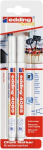 Edding E-4085 kreidelinis markeris, baltas, 1-2 mm, 2 vnt.